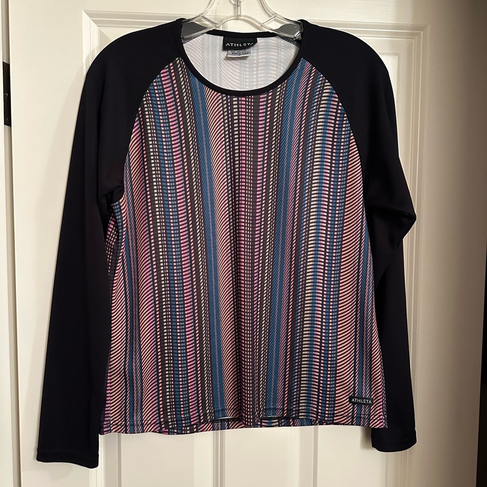 Athleta colorful top size M